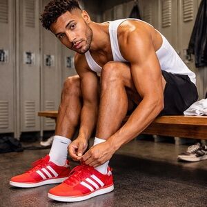 Adidas SL 72 RS Red White Sneakers Men’s Size 5 New w/ Box